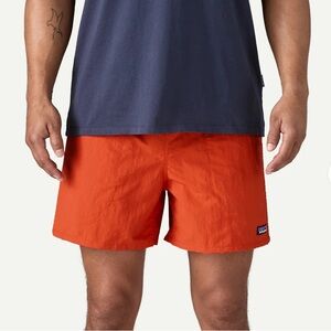 Patagonia Baggies 5" Net Plus Shells Logo Mesh Lined Shorts